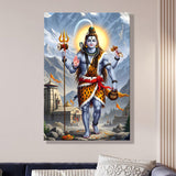 Lord Shiva Wall Art HD Canvas Gallery Wrap (SHWA11)