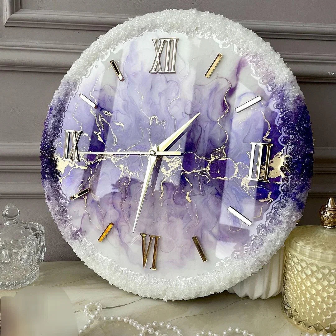Imperial Purple Mist – Luxe Resin Timepiece