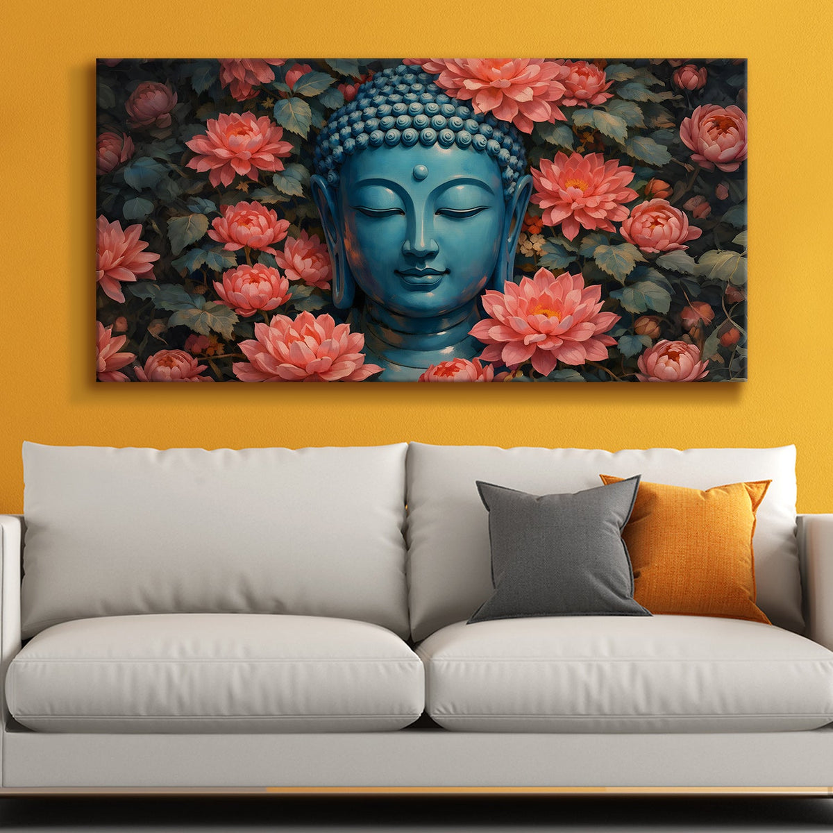 Lord Buddha Canvas Wrap Painting (BDWA83)