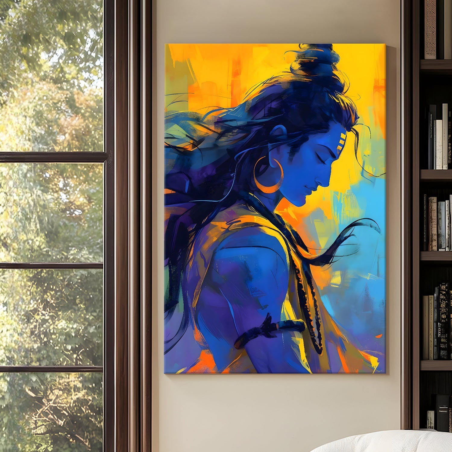 Lord Shiva Wall Art HD Canvas Gallery Wrap