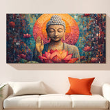 Lord Buddha Canvas Wrap Painting (BDWA85)