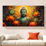 Lord Buddha Canvas Wrap Painting (BDWA86)
