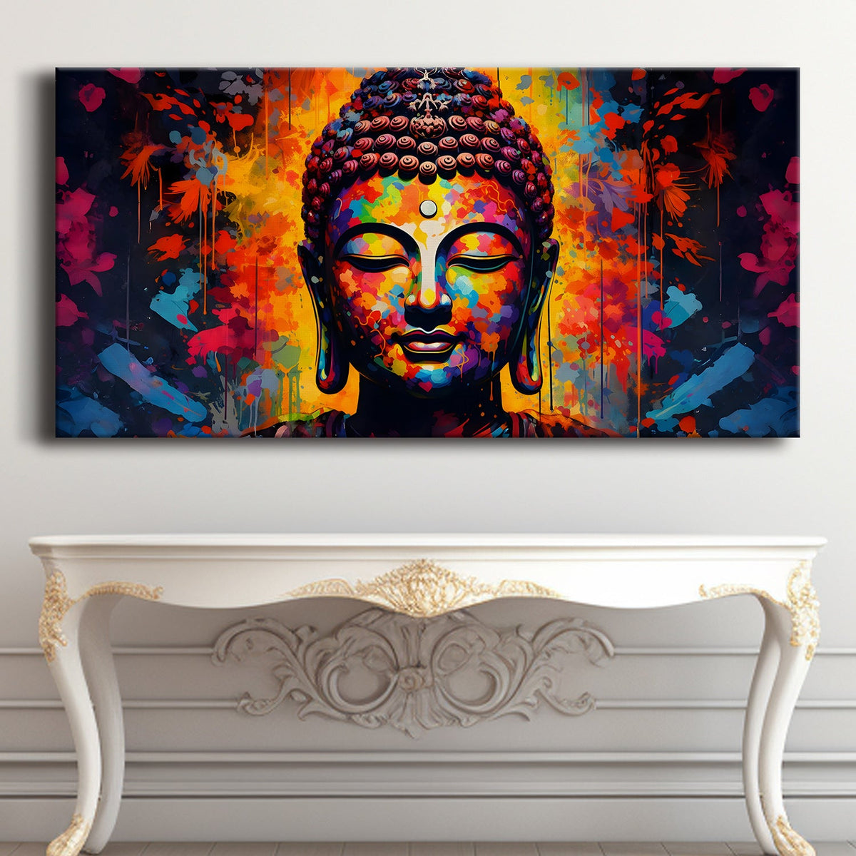Lord Buddha Canvas Wrap Painting (BDWA88)