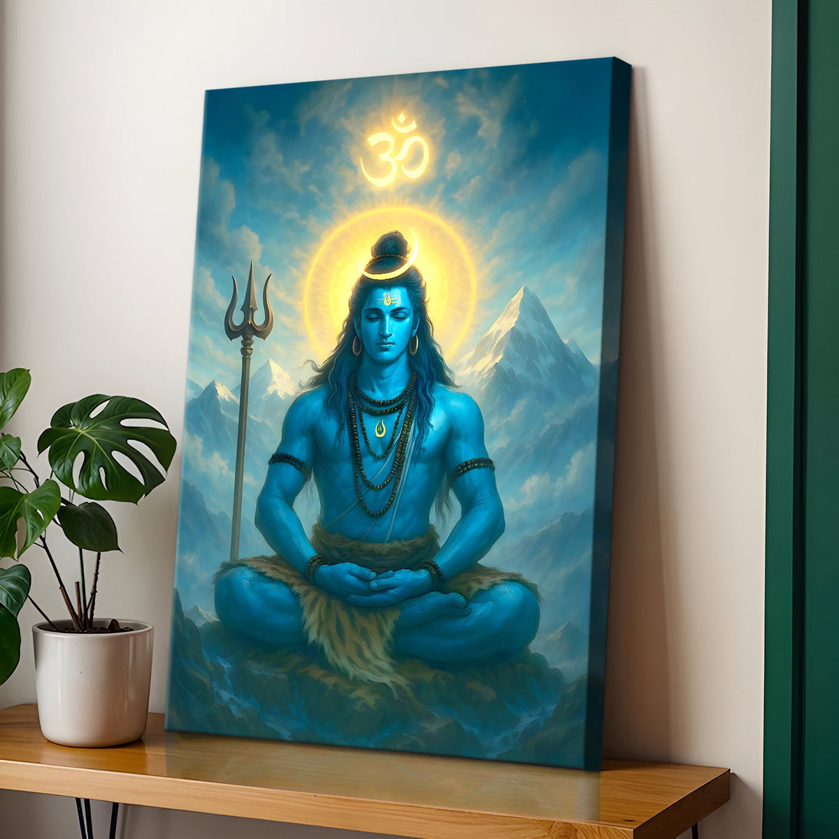 Lord Shiva Wall Art HD Canvas Gallery Wrap (SHWA04)