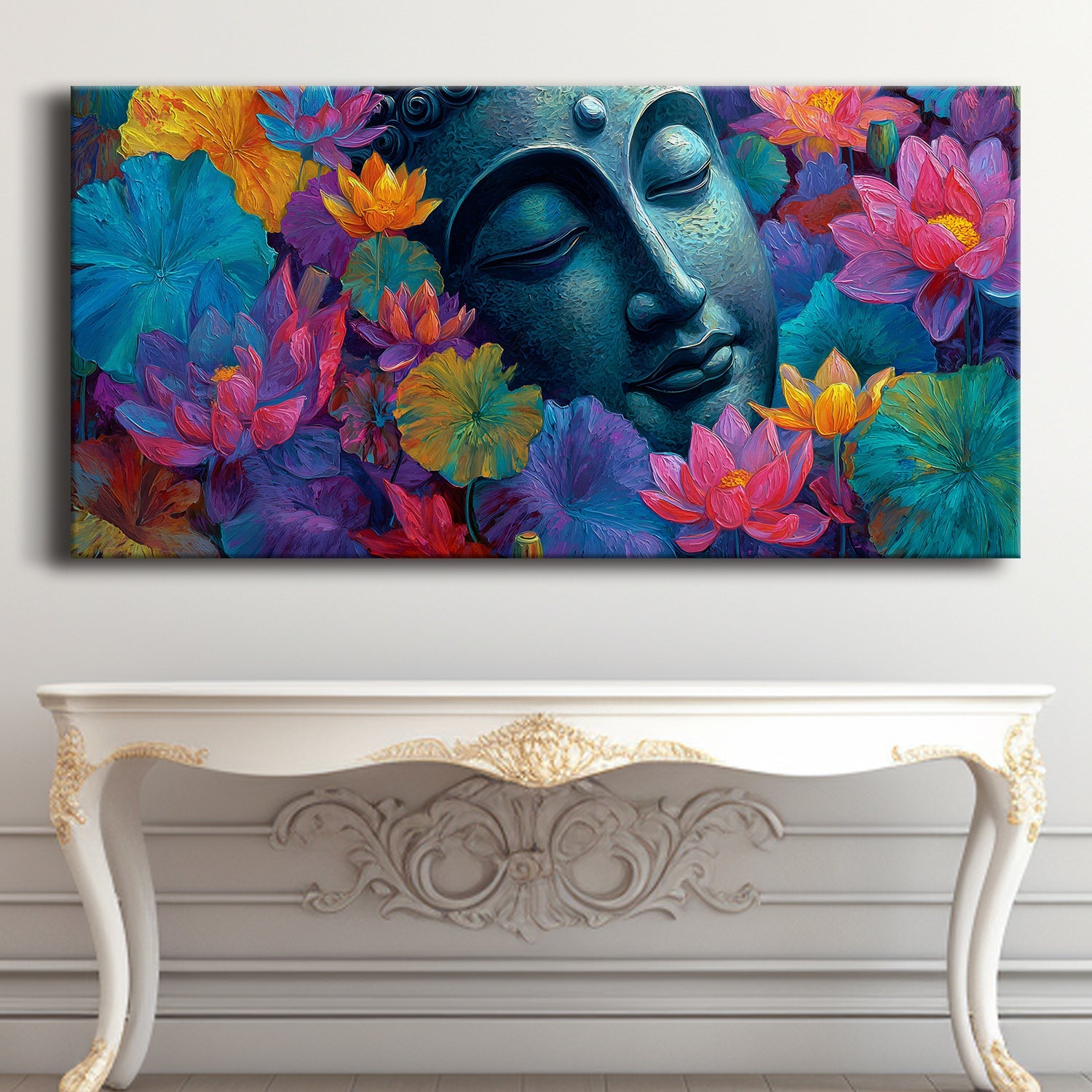 Lord Buddha Canvas Wrap Painting (BDWA69)