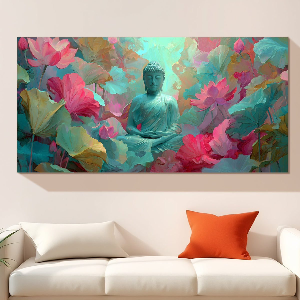 Lord Buddha Canvas Wrap Painting (BDWA71)