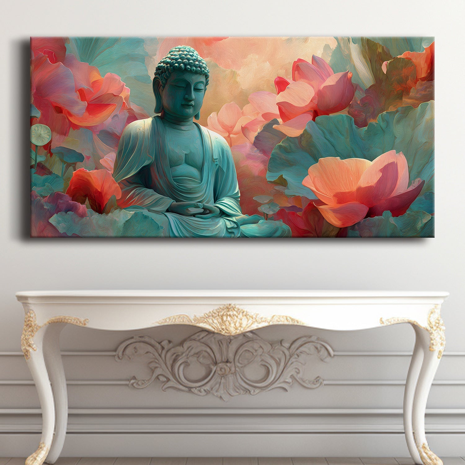 Lord Buddha Canvas Wrap Painting (BDWA72)