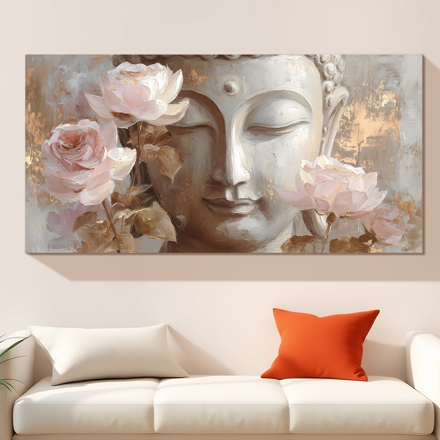 Lord Buddha Canvas Wrap Painting (BDWA73)