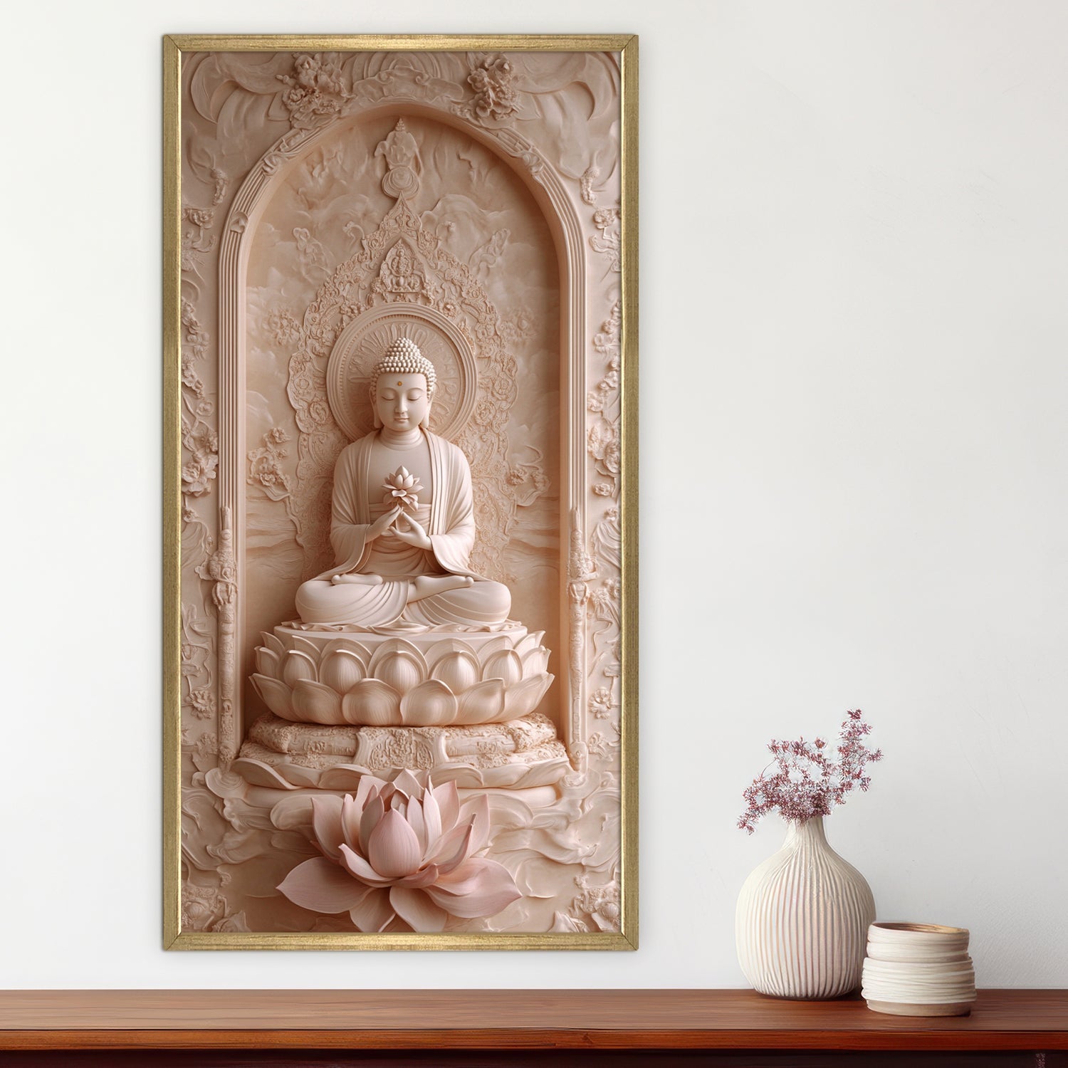Buddha Meditation Portrait Wall Art