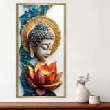 Golden Halo Buddha Wall Art