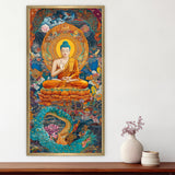 Colorful Spiritual Buddha Meditation Wall Art