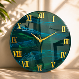 Jungle Green The luxury ResinArt Resin Wall Clock