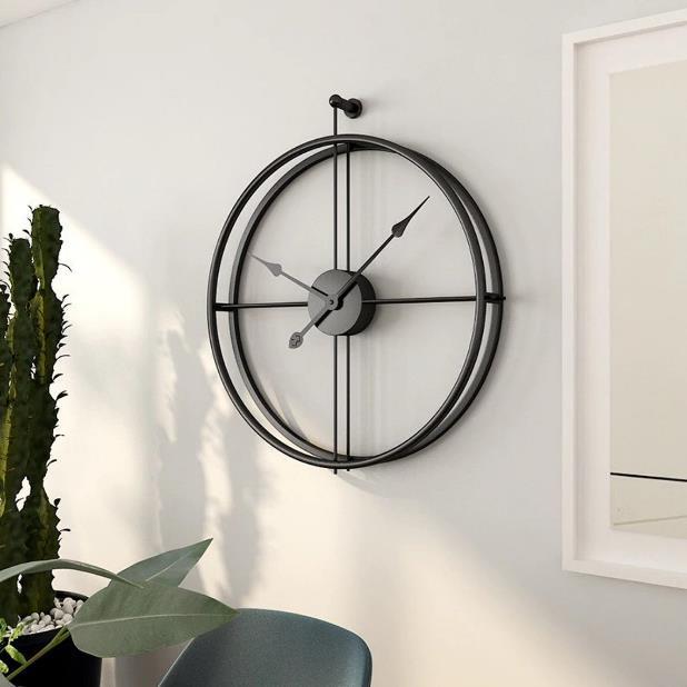 Double Ring Minimal Wall Clock
