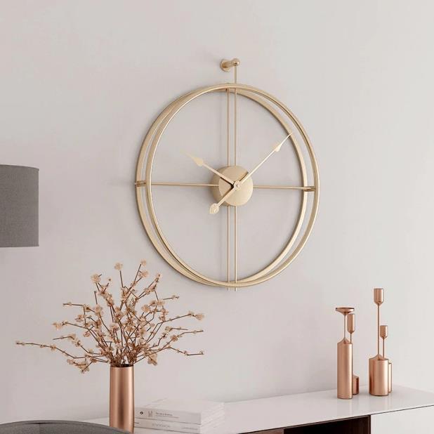 Double Ring Minimal Wall Clock