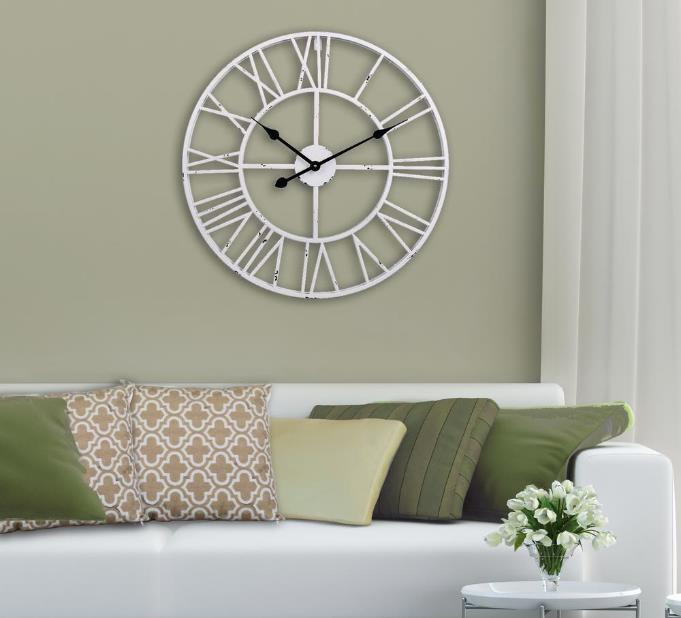 Roman Numeral Farmhouse Wall Clock
