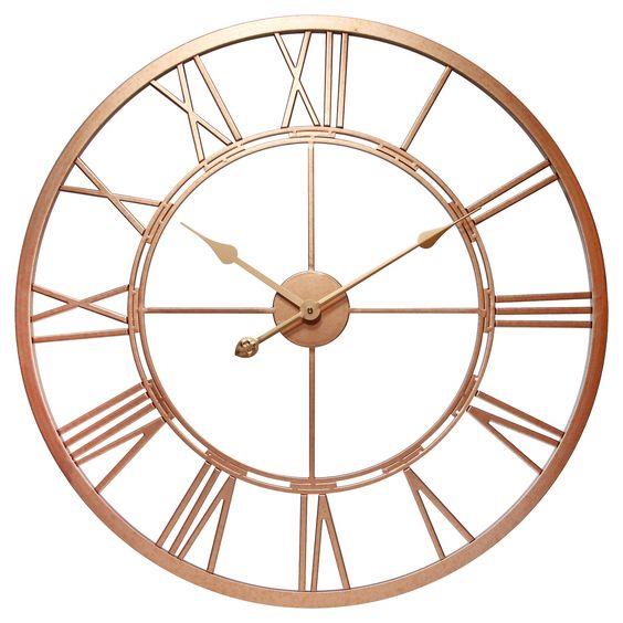 Roman Numeral Open Dial Wall Clock