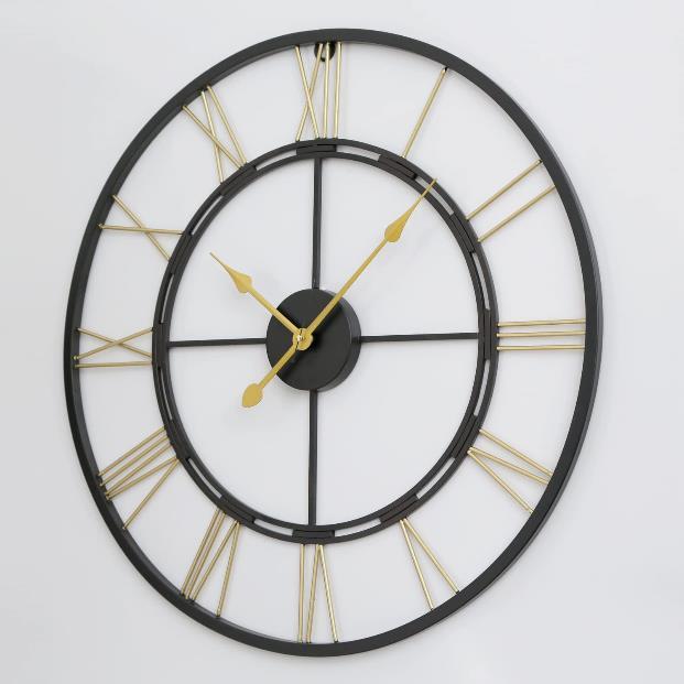 Roman Numeral Open Dial Wall Clock