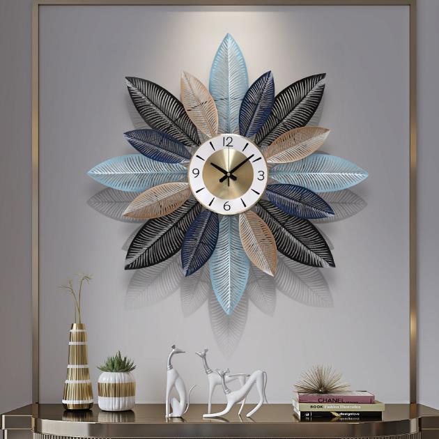 Feather Sunburst Wall Clock