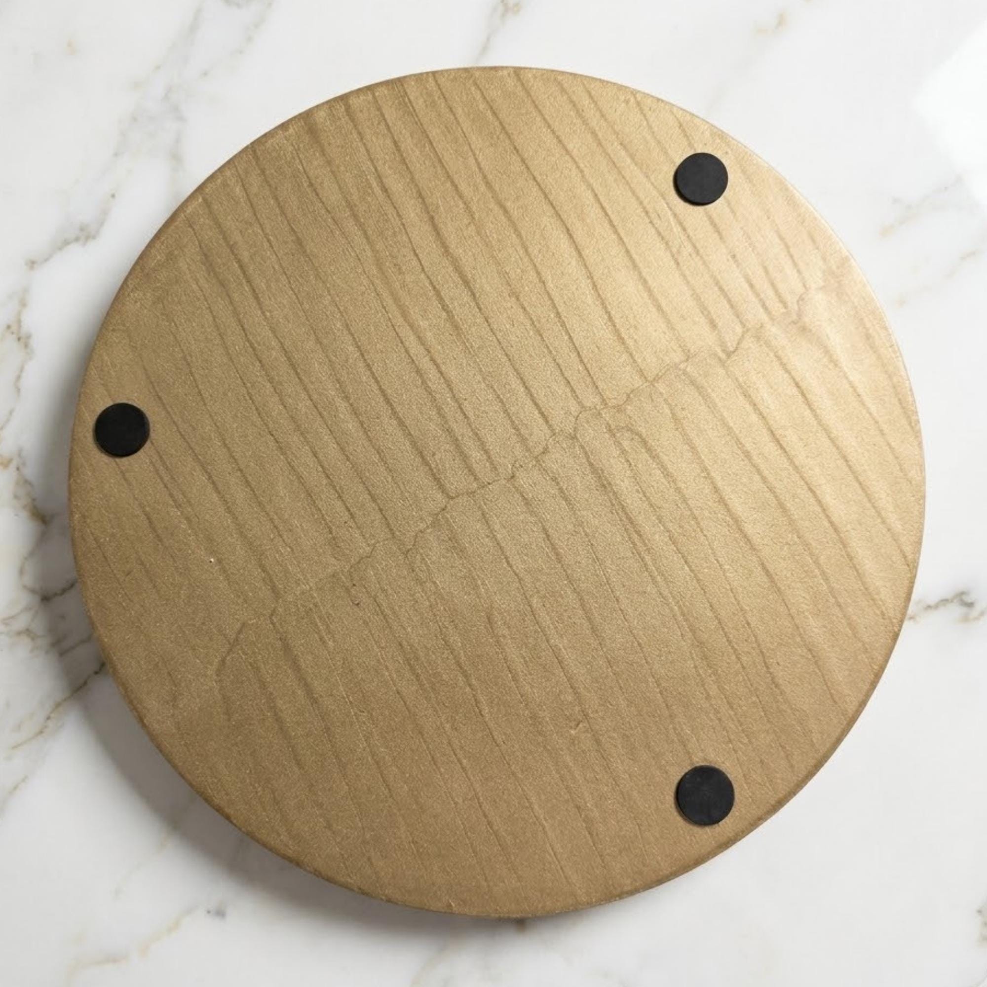 Hummingbird Wooden Tray Printed | Floral Mango Wood Round Tea Serving Decor Gift