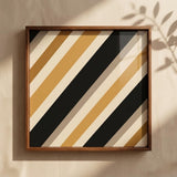 Square Serving Tray, Abstract Wood Tray, Ottoman Coffee Table Tray, Handmade Resin Art Tray, Modern Home Decor
