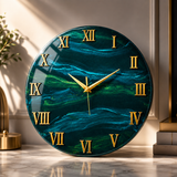 Jungle Green The luxury ResinArt Resin Wall Clock