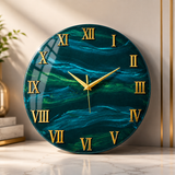 Jungle Green The luxury ResinArt Resin Wall Clock