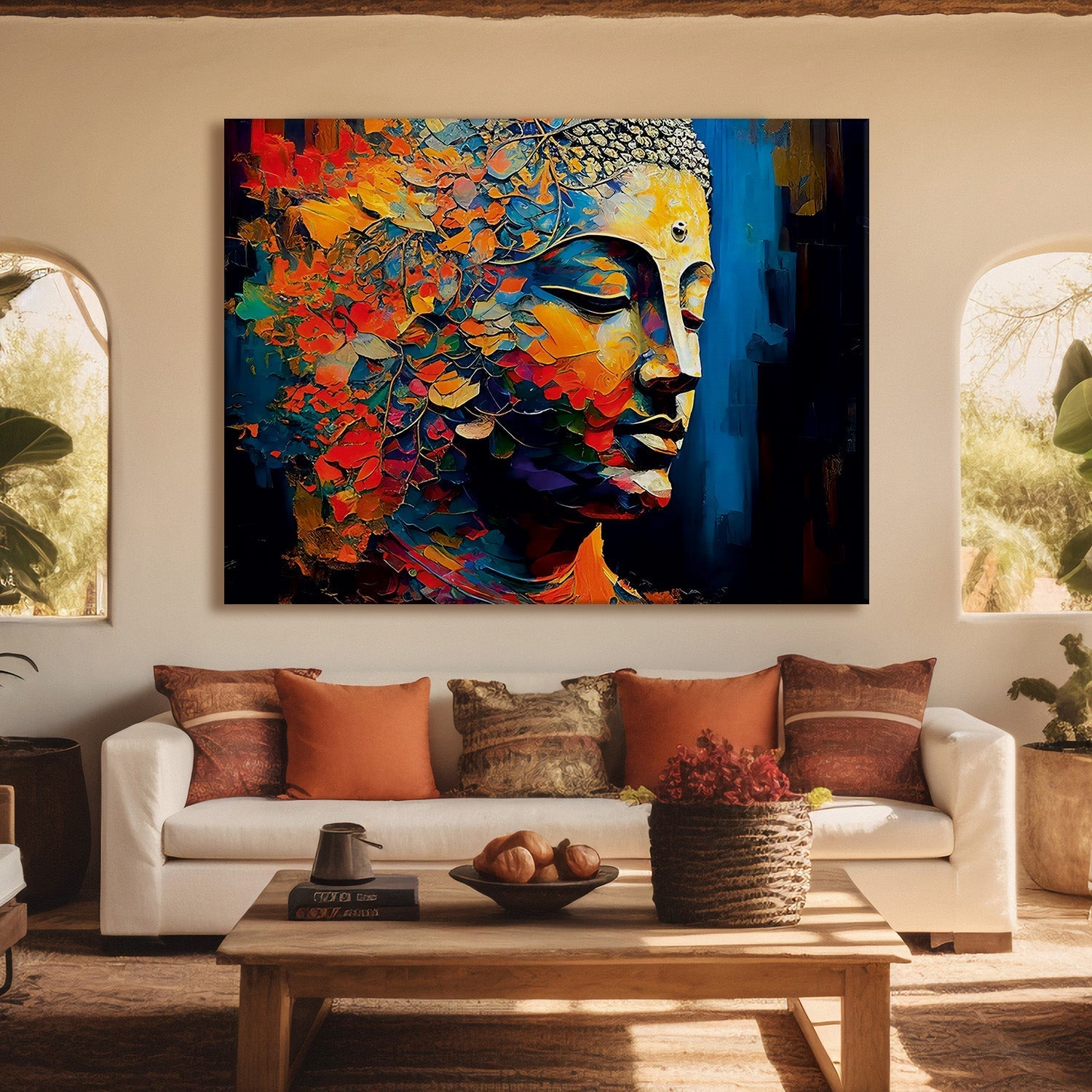 Lord Buddha Canvas Painting (BDWA02)