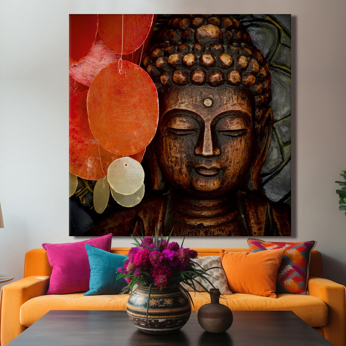 Lord Buddha Serenity Canvas Painting