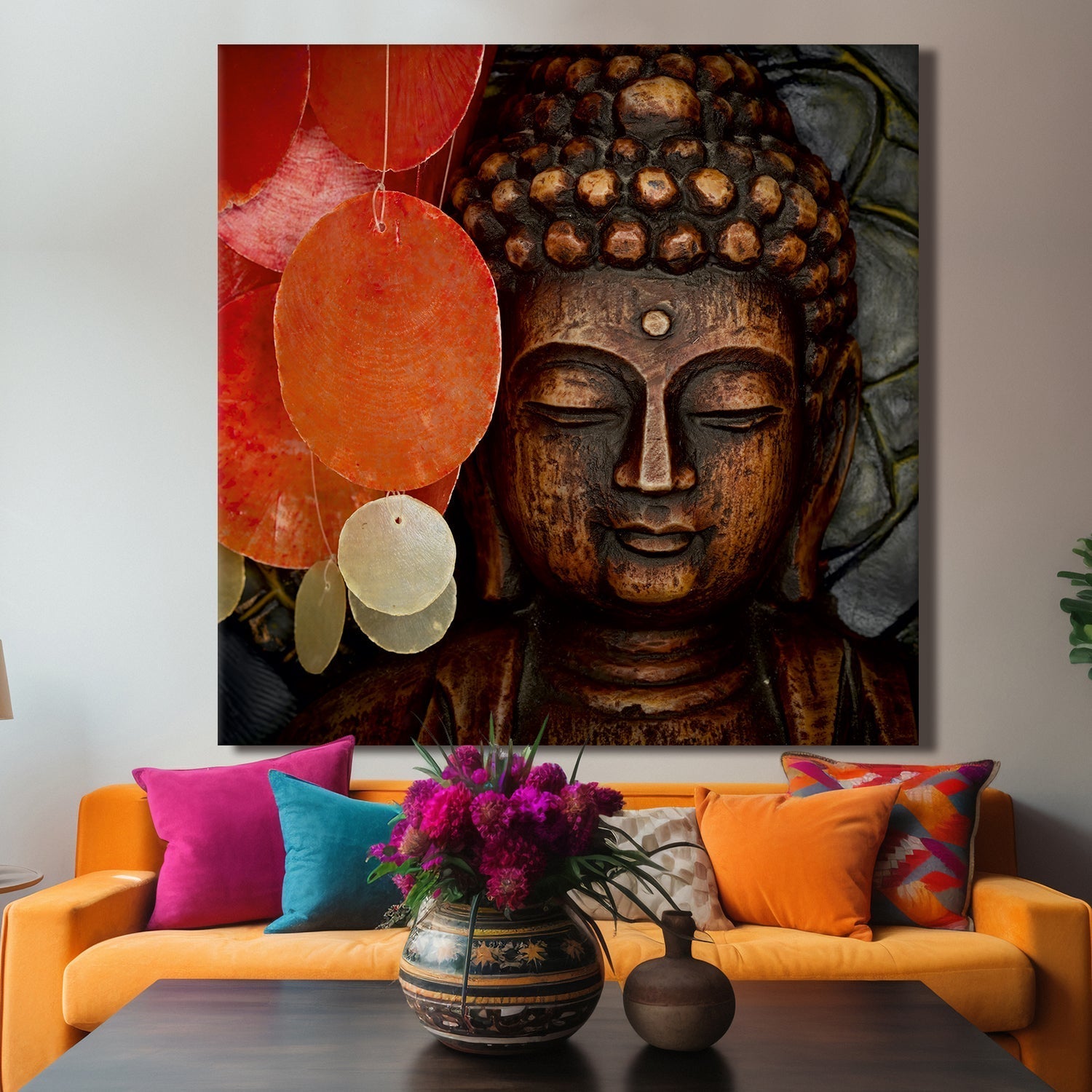 Lord Buddha Serenity Canvas Painting