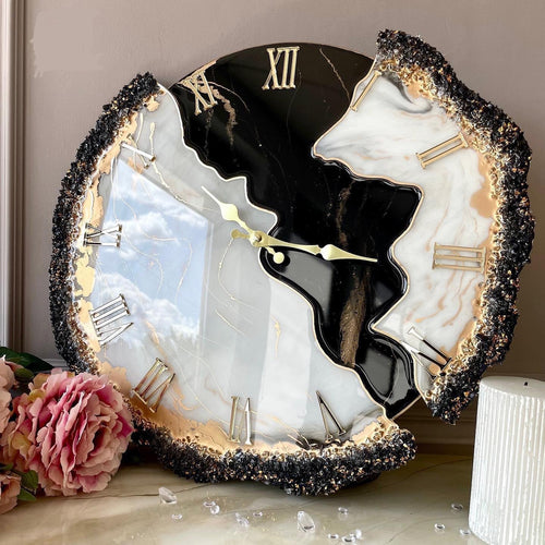 Black Ember Feather – Signature Azaro Clock