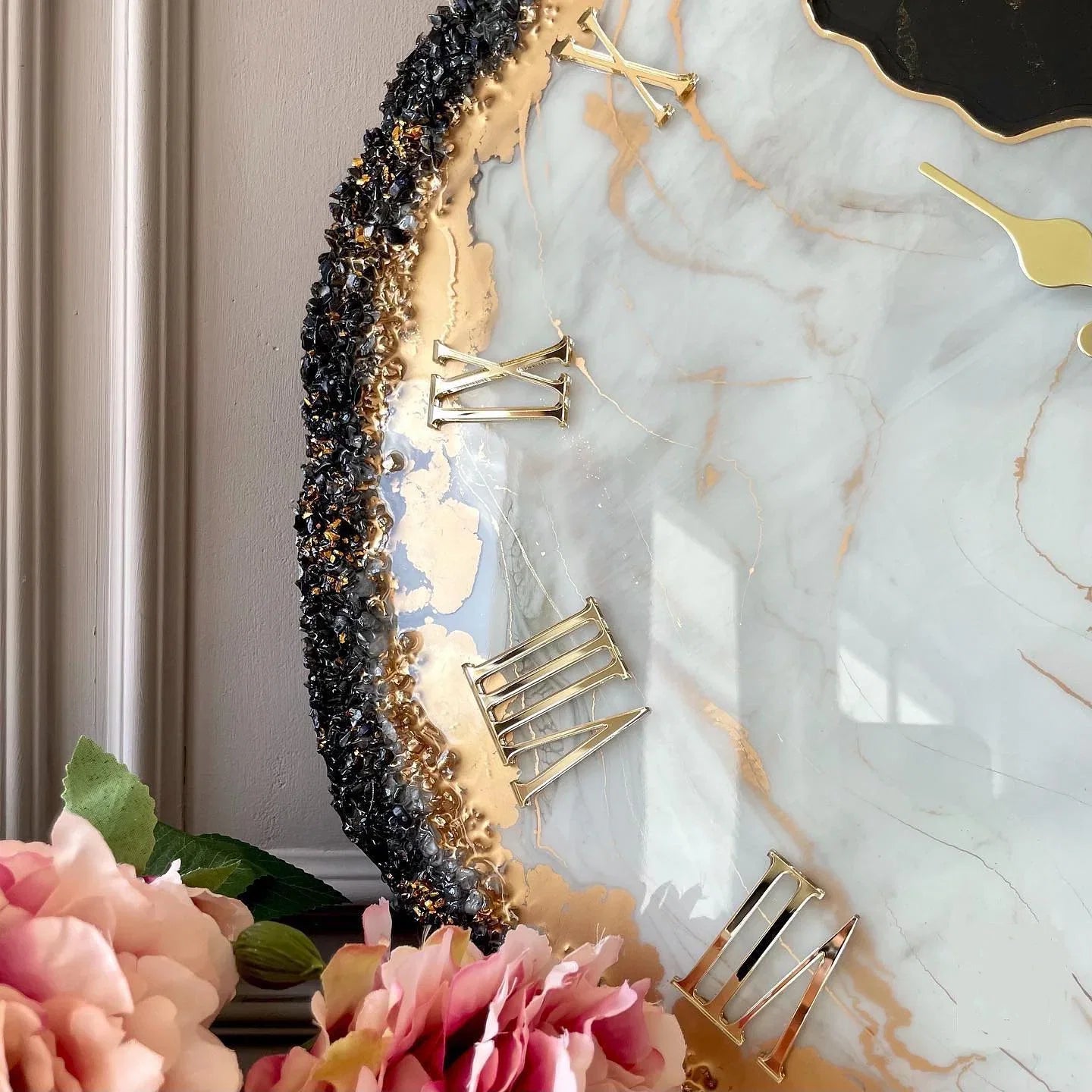 Black Ember Feather – Signature Azaro Clock