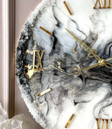 Midnight Haze – Handcrafted Resin Wall Clock