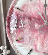 Rose Mist Delight – The Luxury Resin Clock