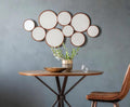 Multi Circle Mirror Cluster Wall Decor