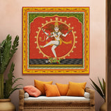 Natraj Dancing Pose Wall Art Canvas Painting