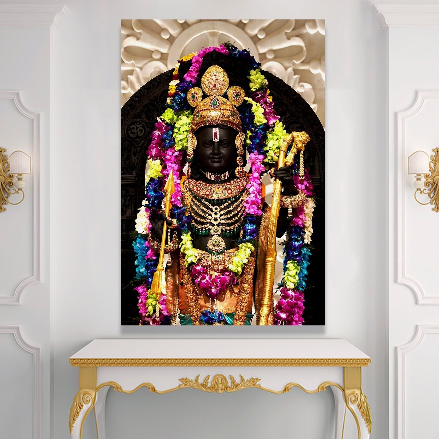 Ram Lalla Ayodhya Canvas Painting (RMWA03)